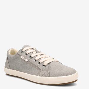 NWB Taos "Star" Women's sz 9 comfort sneakers / Grey Wash Canvas / Arch support